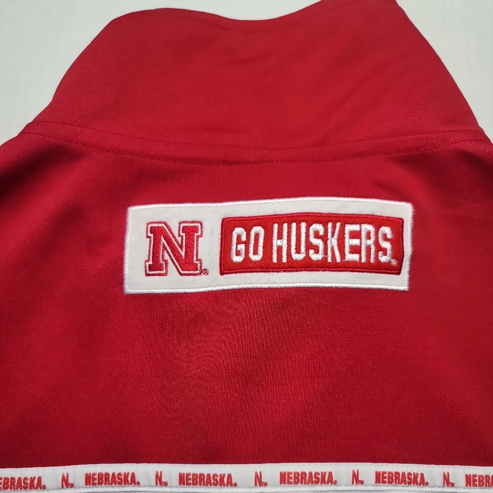 Spike Sports NCAA Nebraska Cornhuskers Zip Up Track Jacket Men's Large - Picture 9 of 11